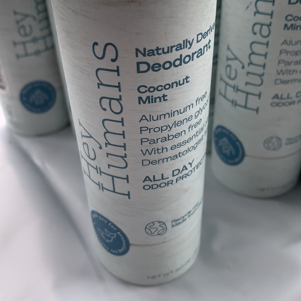 Hey humans coconut mint deodorant